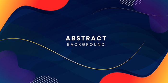 Trendy gradient color minimalistic background