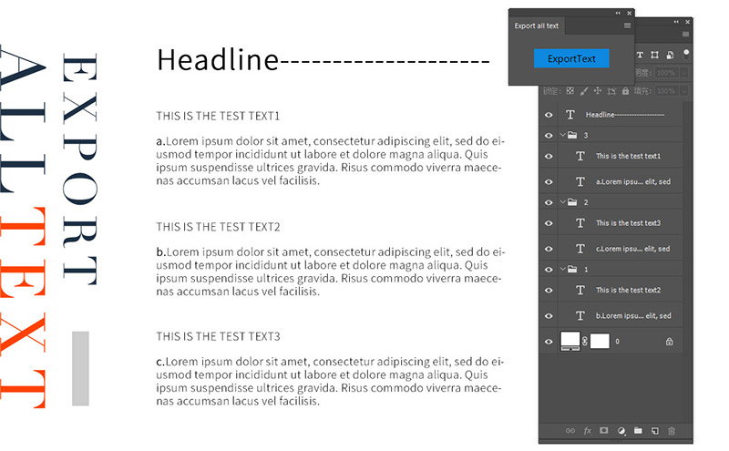 Export All Text